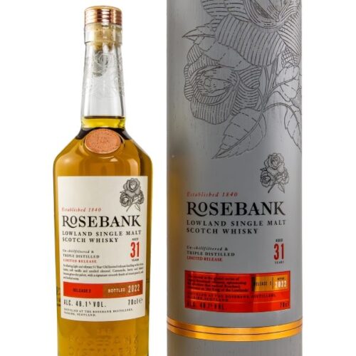 Rosebank 31 Jahre - Vintage 1991 - Release 2 - Limited Release - Single Malt Scotch Whisky