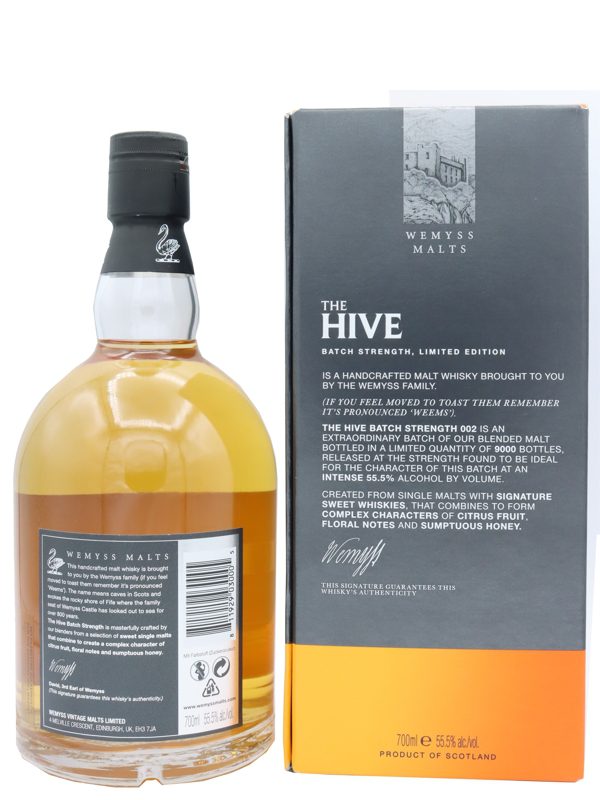 The HIVE Batch No. 002 Batch Strength Limited Edition Wemyss Malts Blended Malt Scotch Whisky