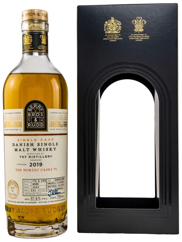 Thy Distillery 3 Jahre - Vintage 2019 - Quarter Cask No. 175 & 258 - The Nordic Casks #2 - Single Cask - Berry Bros. & Rudd - Danish Single Malt Whisky