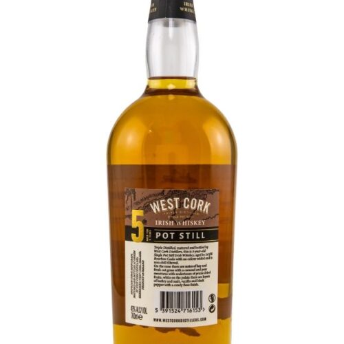 West Cork 5 Jahre - 1st Fill Ex-Bourbon Cask - Single Malt Irish Whiskey