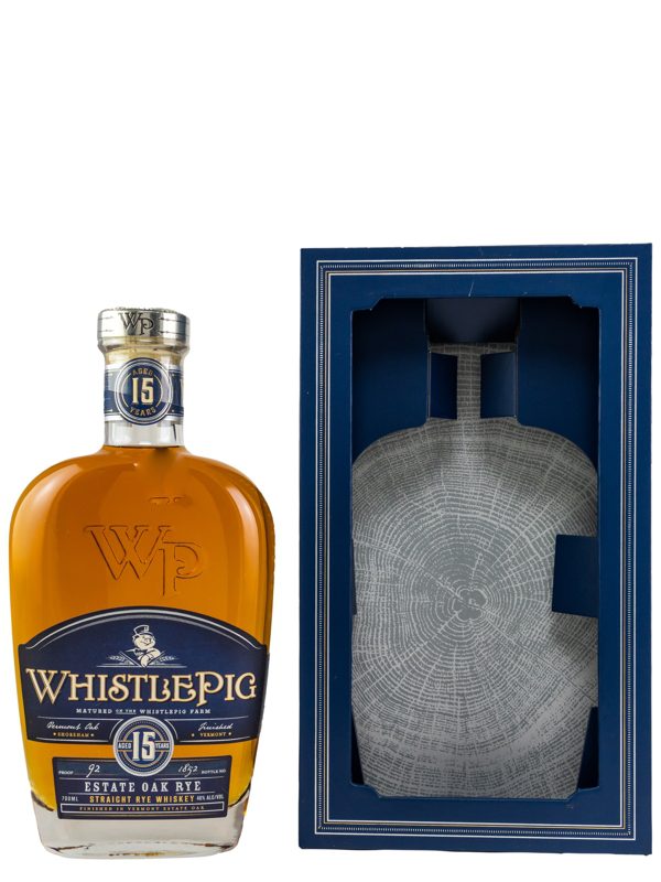 Whistlepig 15 Jahre Vermont Estate Oak Finish Estate Oak Rye Straight Rye Whiskey