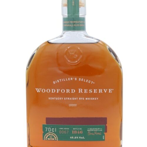Woodford Reserve Proprietary Batch Label Batch 0067 Kentucky Straight Rye Whiskey