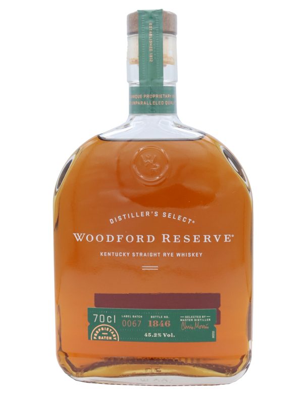 Woodford Reserve Proprietary Batch Label Batch 0067 Kentucky Straight Rye Whiskey